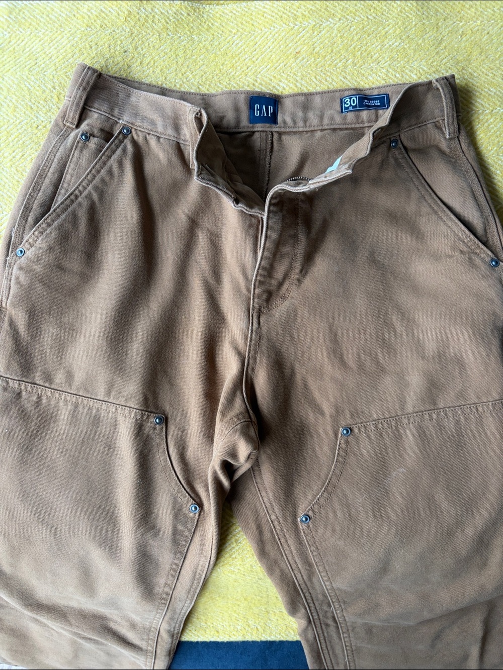 GAP Men's Tan 90´s loose fit Carpenter pants